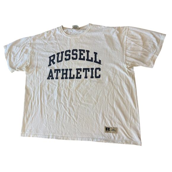 RUSSELL ATHLETIC Pro Cotton Vintage Tee T-Shirt Pro Cotton Men size 2XL XXL - Picture 1 of 7